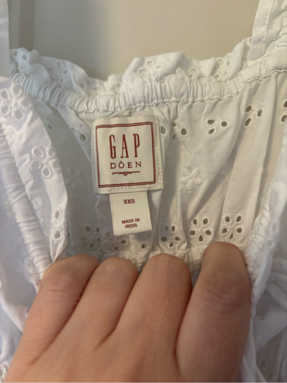 Gap x doen eyelet white dress - Picture 2 of 2